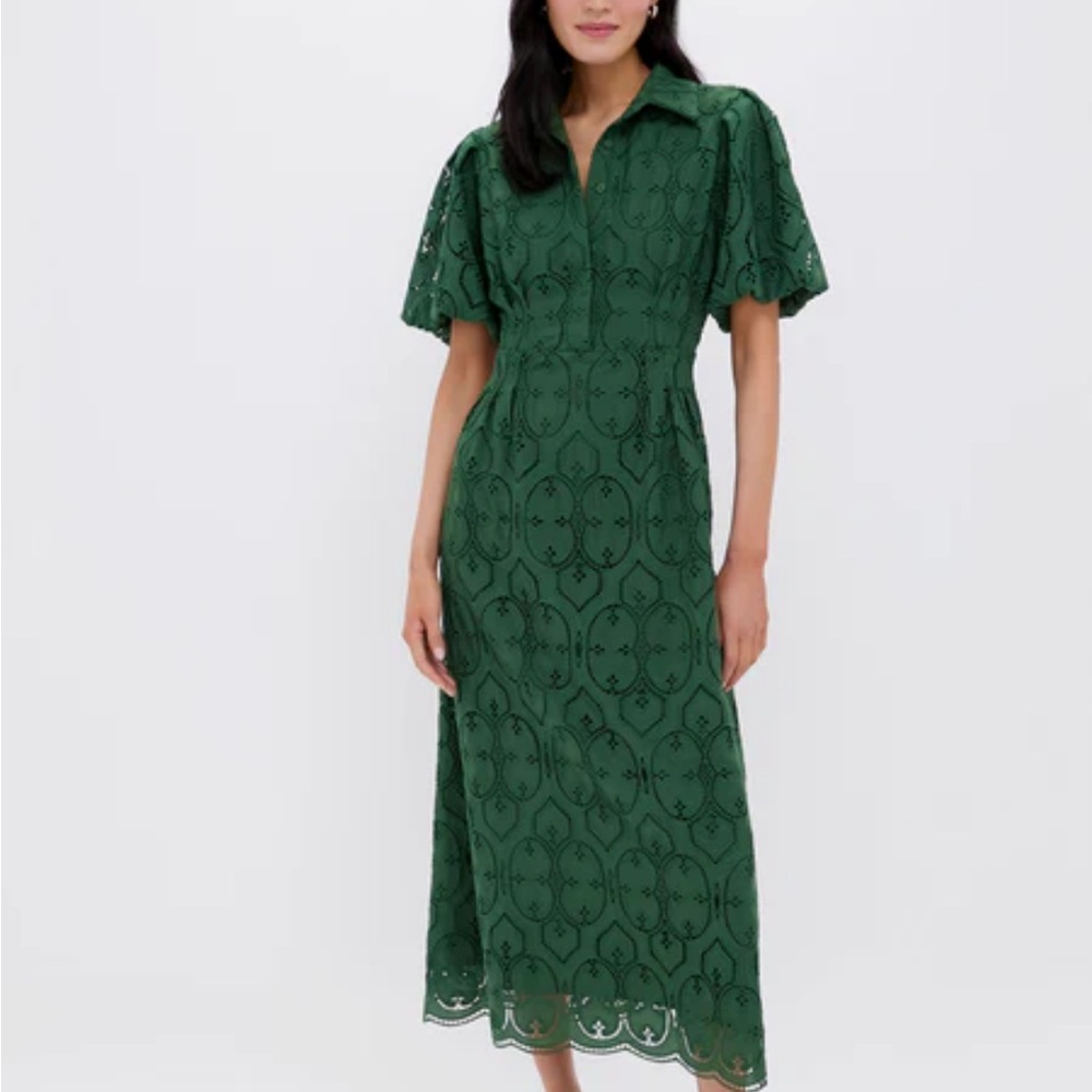 COPY - Tuckernuck Eyelet Green Delaney Dress
